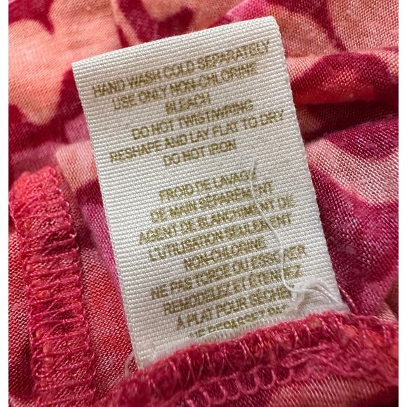 Vintage Free People Y2K Boho Swing Tank Tunic Palm Tree Tag Large - Picture 5 of 5